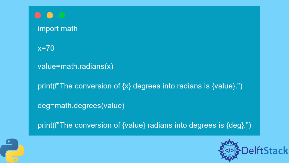 python-math-radians-method-delft-stack